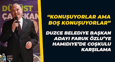 AK Parti Düzce Belediye Başkan Adayı Dr. Faruk Özlü,