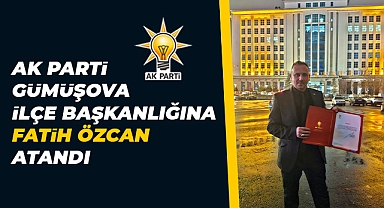AK Parti Gümüşova İlçe Başkanlığına Fatih Özcan atandı