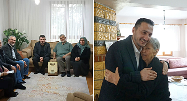 Şengüloğlu ve Öztürk, şehit ailelerini unutmadı