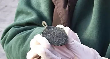 1600 Yıllık Hazreti Süleyman Kolye Ucu Anadoluda Bulundu