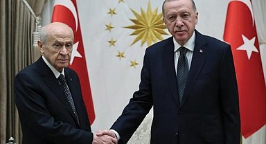 Erdoğan ve Bahçeli Beştepe'de Bir Araya Geldi