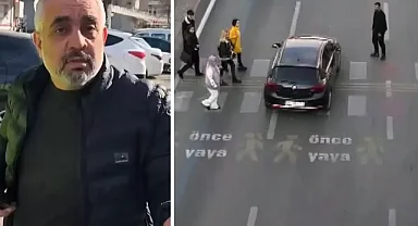 Adana'da Yaya Önceliğine Uymayan Sürücüye Ağır Ceza