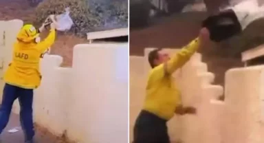 İtfaiye Ekiplerinden İnovatif Yangın Söndürme Yöntemi