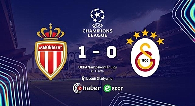 Galatasaray Avrupa’da frenledi: Monaco deplasmanından puansız döndü
