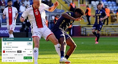 Ülke bu kuponu konuşuyor! Kasımpaşa–Samsunspor maçında milyonluk bahis iddiası
