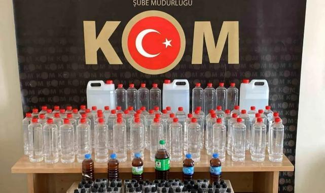 Sivas’ta Kaçak Alkol Operasyonu: 2 Şüpheliye İşlem