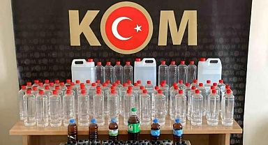 Sivas’ta Kaçak Alkol Operasyonu: 2 Şüpheliye İşlem