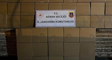 Adana’da dev kaçakçılık operasyonu: Kamyonda 4,1 milyon makaron ele geçirildi