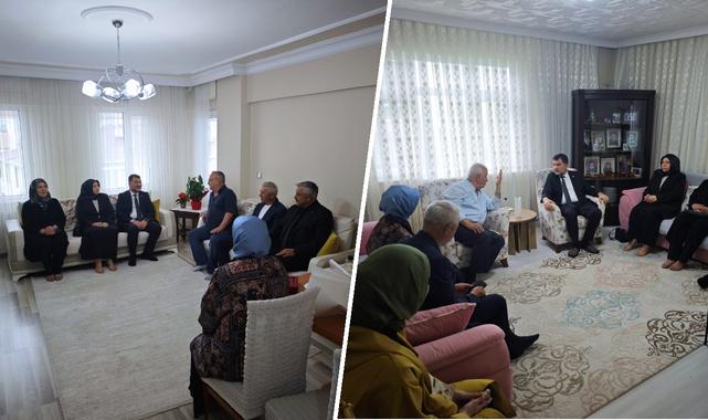 Milletvekili Ercan Öztürk'ten şehit ailelerine bayram ziyareti