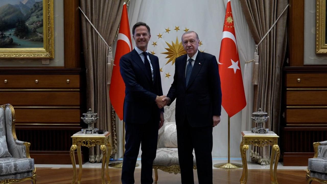 Cumhurbaşkanı Erdoğan, NATO Genel Sekreteri Mark Rutte ile görüştü